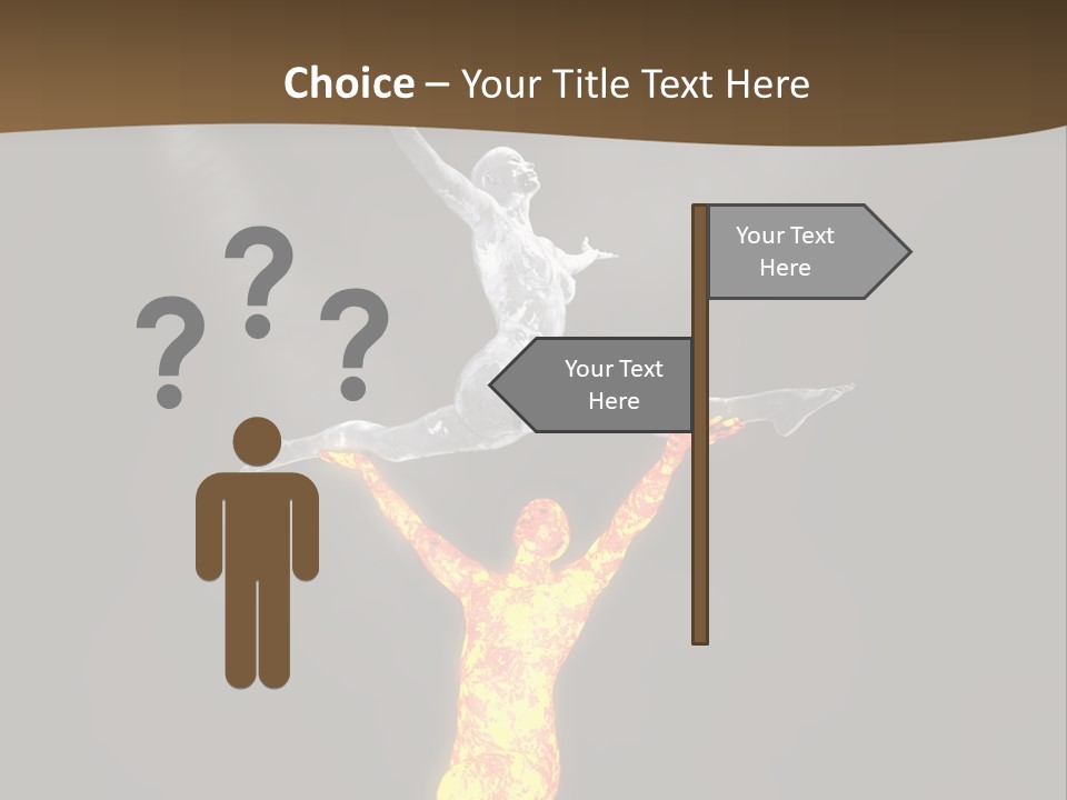 Electricity Cooling Switch PowerPoint Template