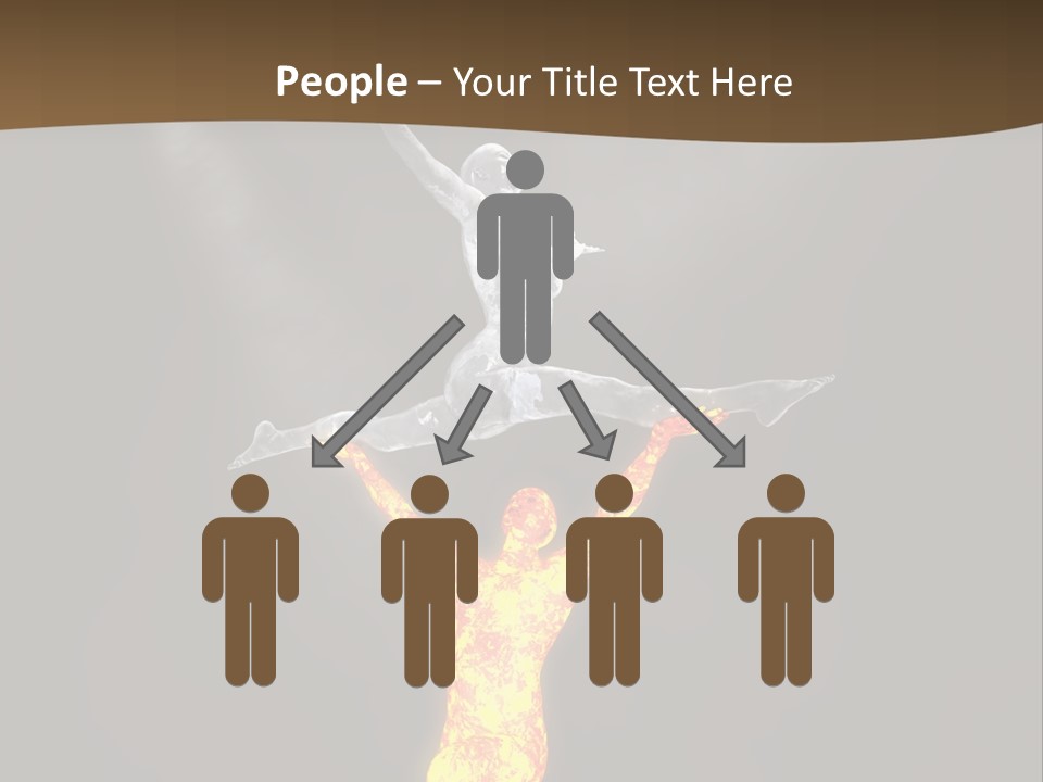 Electricity Cooling Switch PowerPoint Template