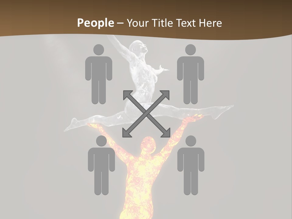 Electricity Cooling Switch PowerPoint Template