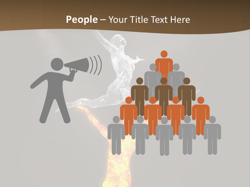 Electricity Cooling Switch PowerPoint Template
