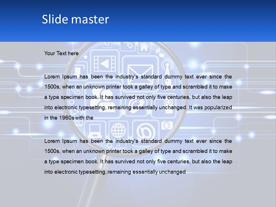 Electric System Condition PowerPoint Template