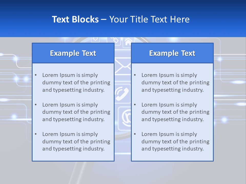 Electric System Condition PowerPoint Template