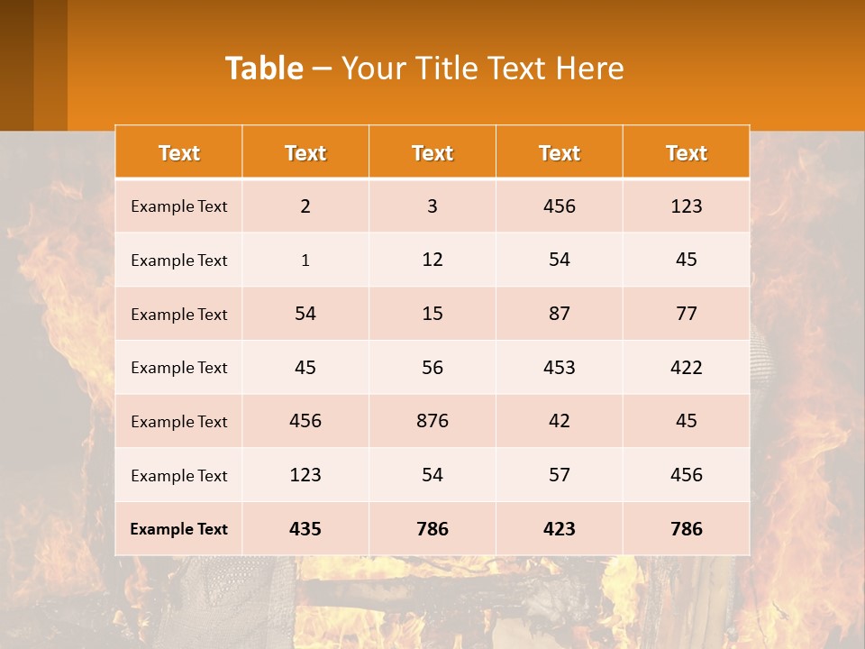Energy Power Temperature PowerPoint Template