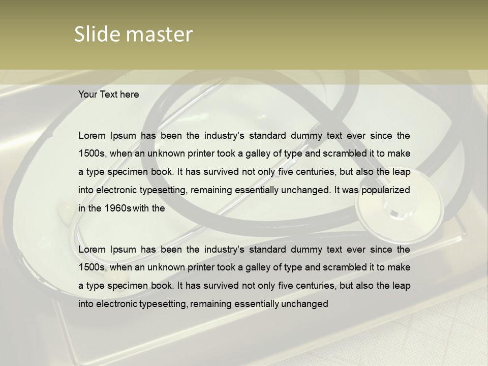 System Cool Equipment PowerPoint Template