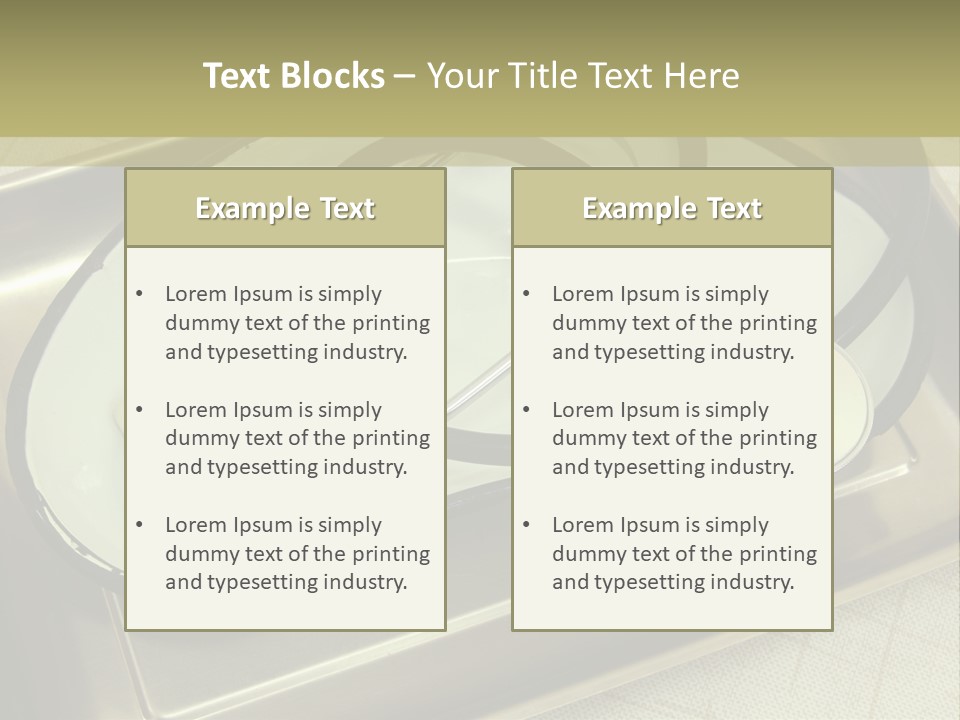 System Cool Equipment PowerPoint Template