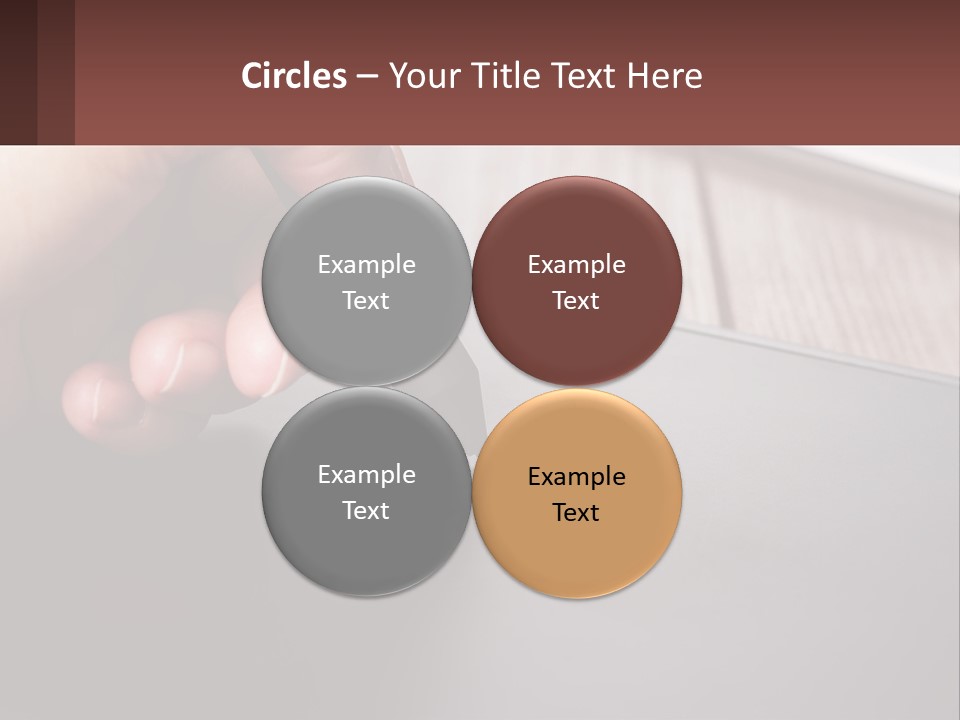 White Cold Equipment PowerPoint Template