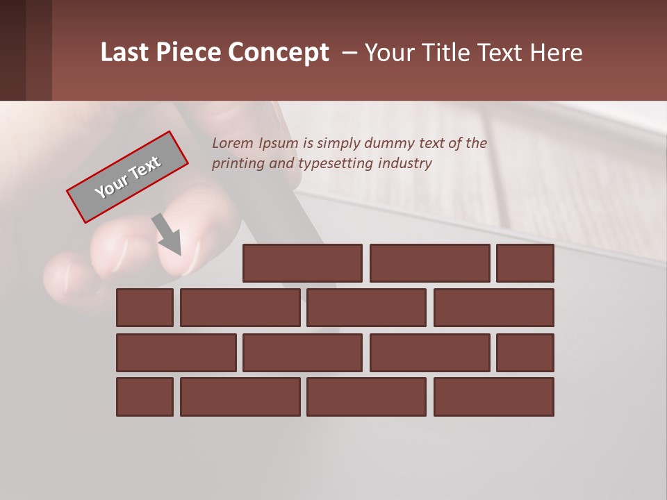 White Cold Equipment PowerPoint Template