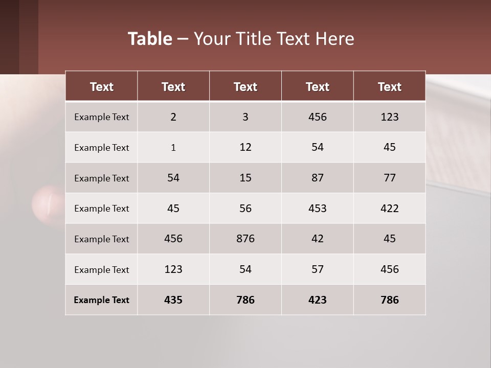 White Cold Equipment PowerPoint Template