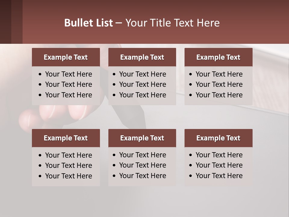 White Cold Equipment PowerPoint Template