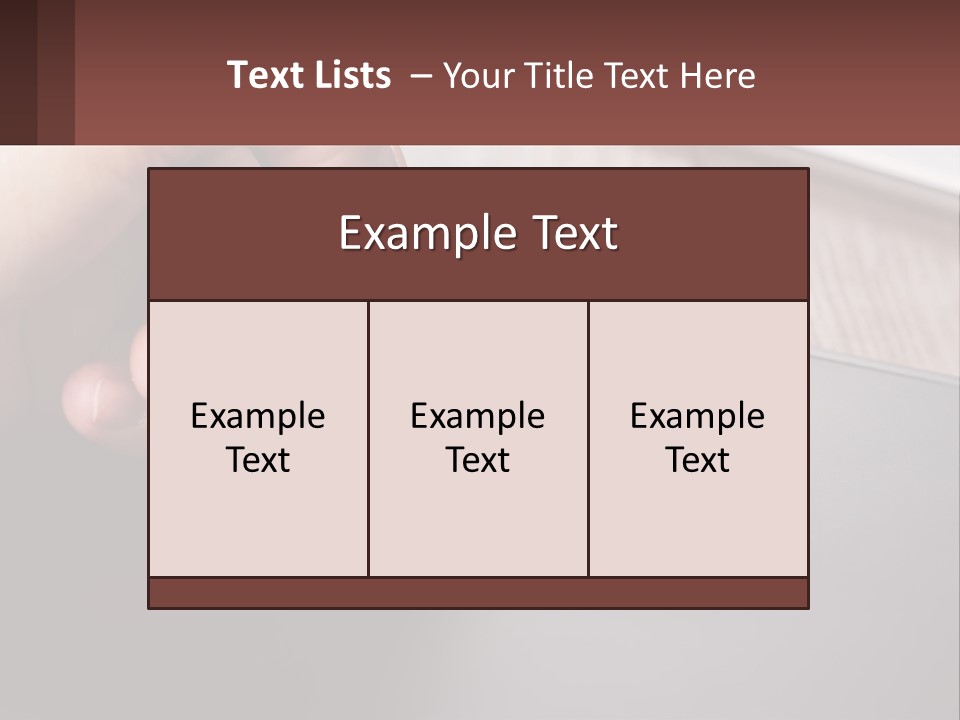 White Cold Equipment PowerPoint Template