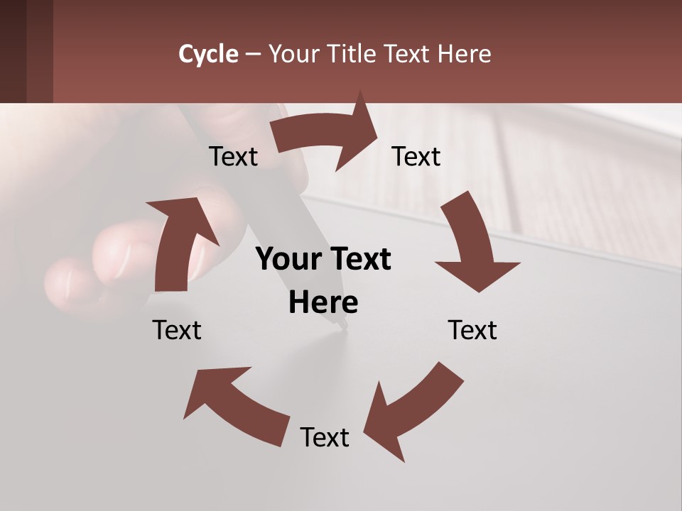 White Cold Equipment PowerPoint Template