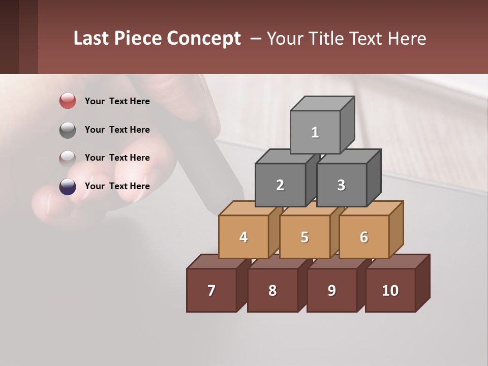 White Cold Equipment PowerPoint Template
