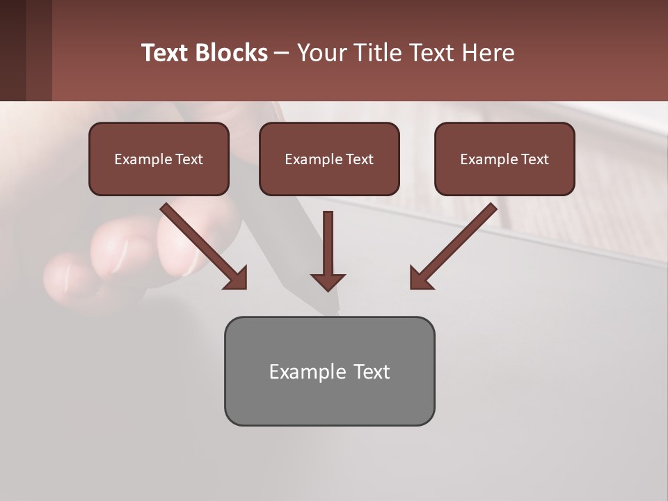 White Cold Equipment PowerPoint Template