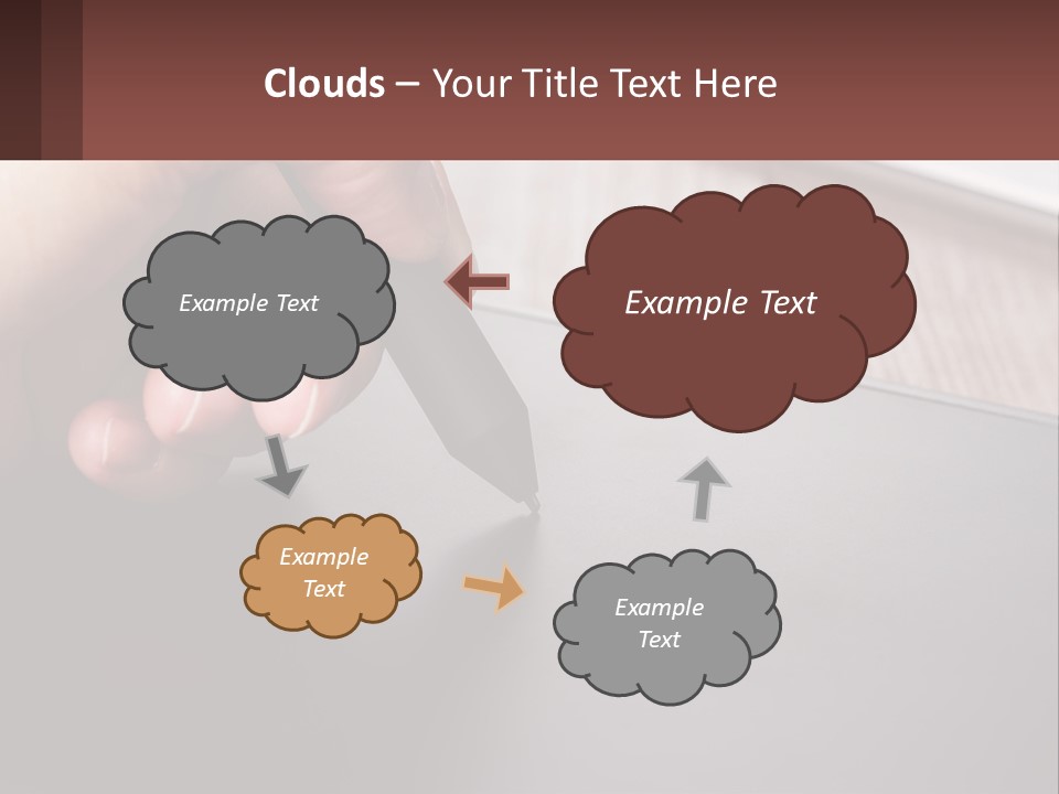 White Cold Equipment PowerPoint Template