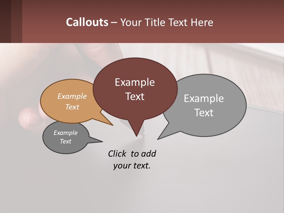 White Cold Equipment PowerPoint Template