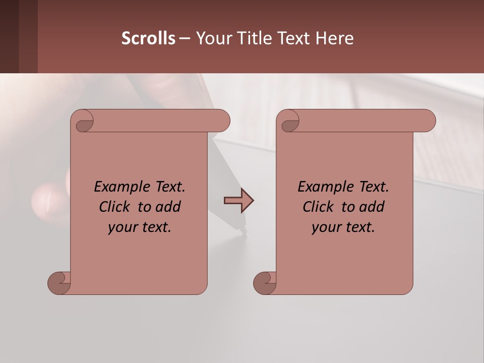 White Cold Equipment PowerPoint Template