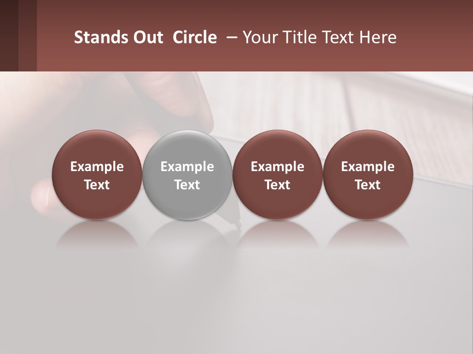 White Cold Equipment PowerPoint Template