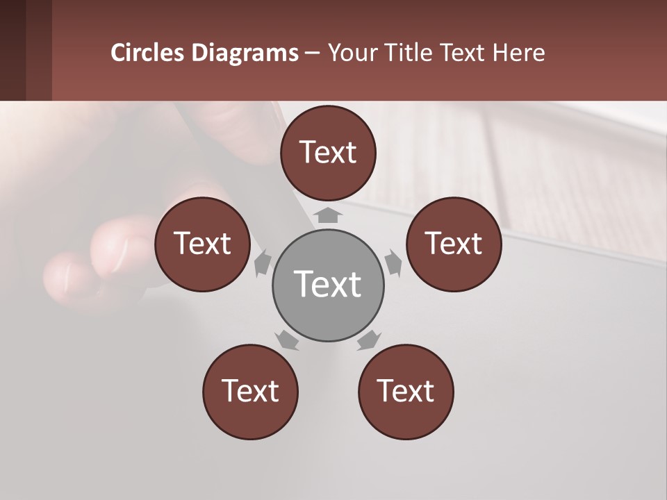 White Cold Equipment PowerPoint Template