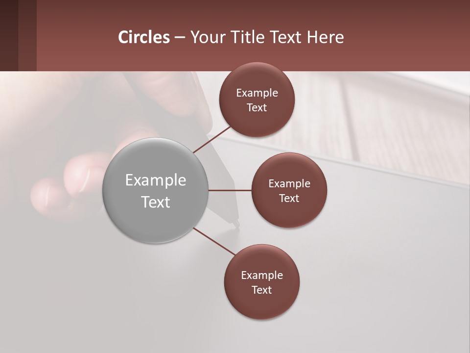 White Cold Equipment PowerPoint Template