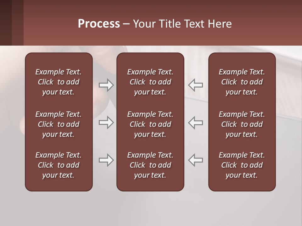White Cold Equipment PowerPoint Template
