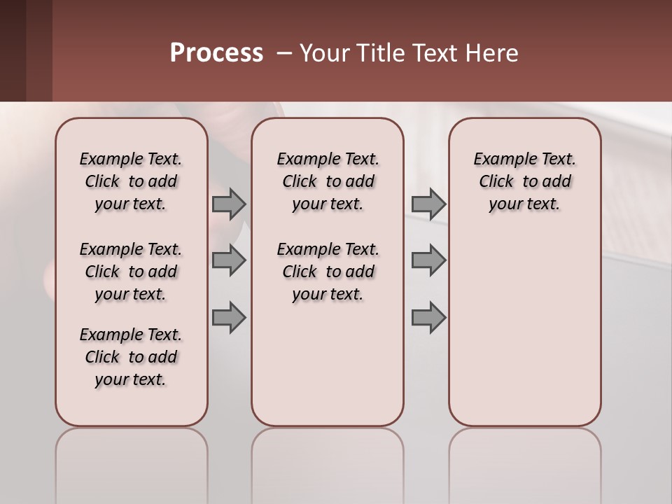 White Cold Equipment PowerPoint Template