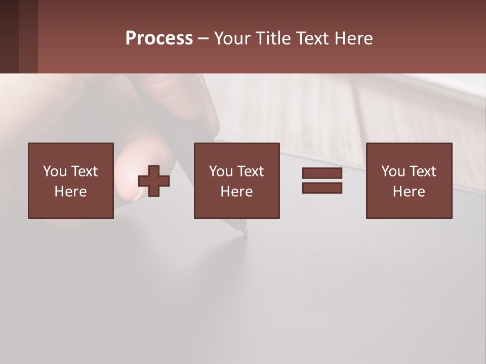 White Cold Equipment PowerPoint Template
