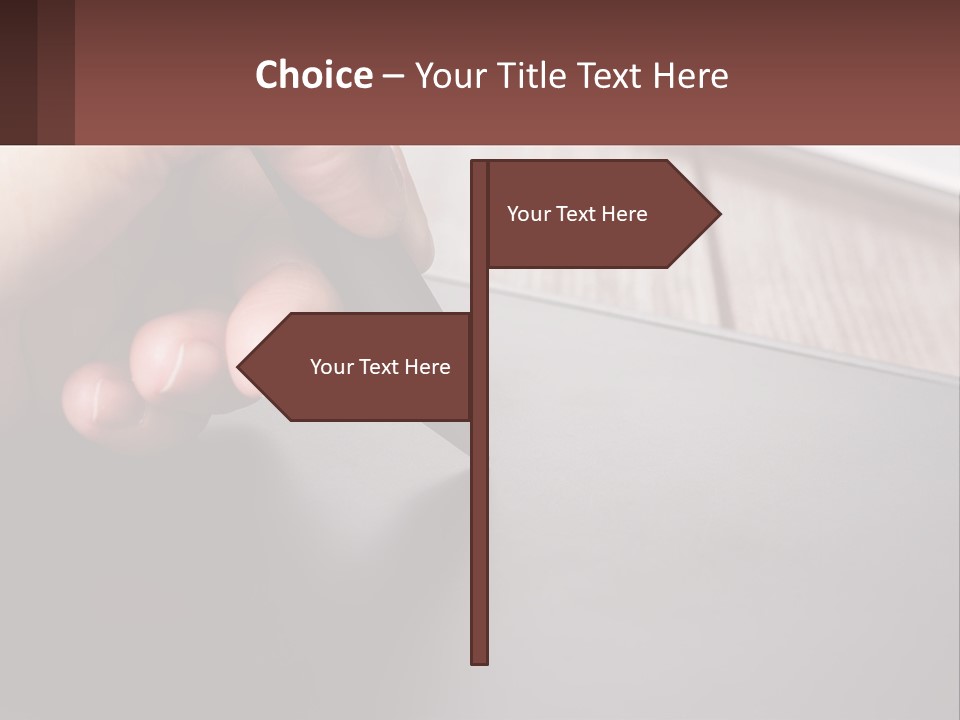 White Cold Equipment PowerPoint Template