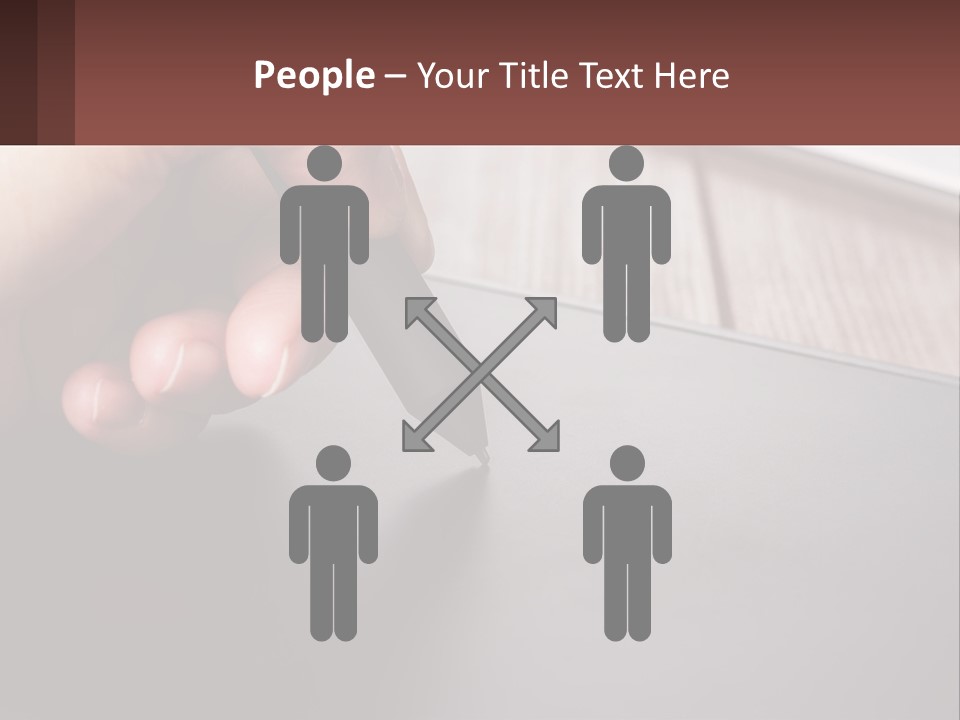 White Cold Equipment PowerPoint Template