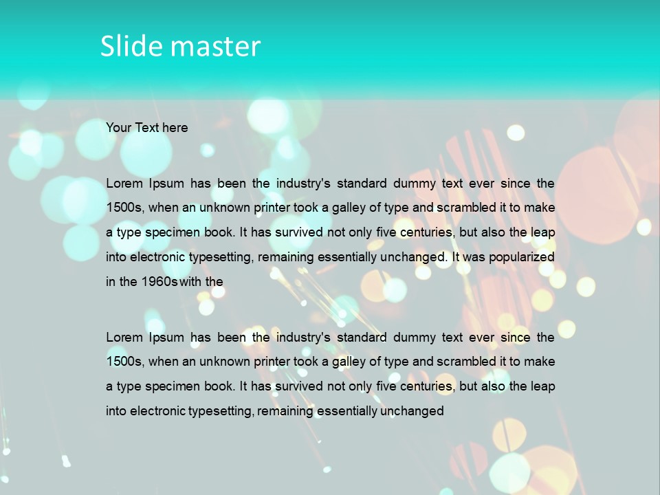 Climate Technology Equipment PowerPoint Template