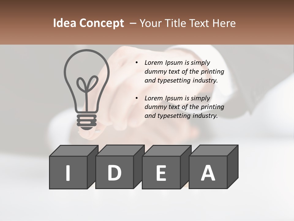 Supply Unit Cold PowerPoint Template