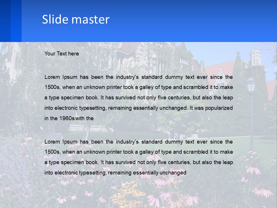 Climate House Switch PowerPoint Template