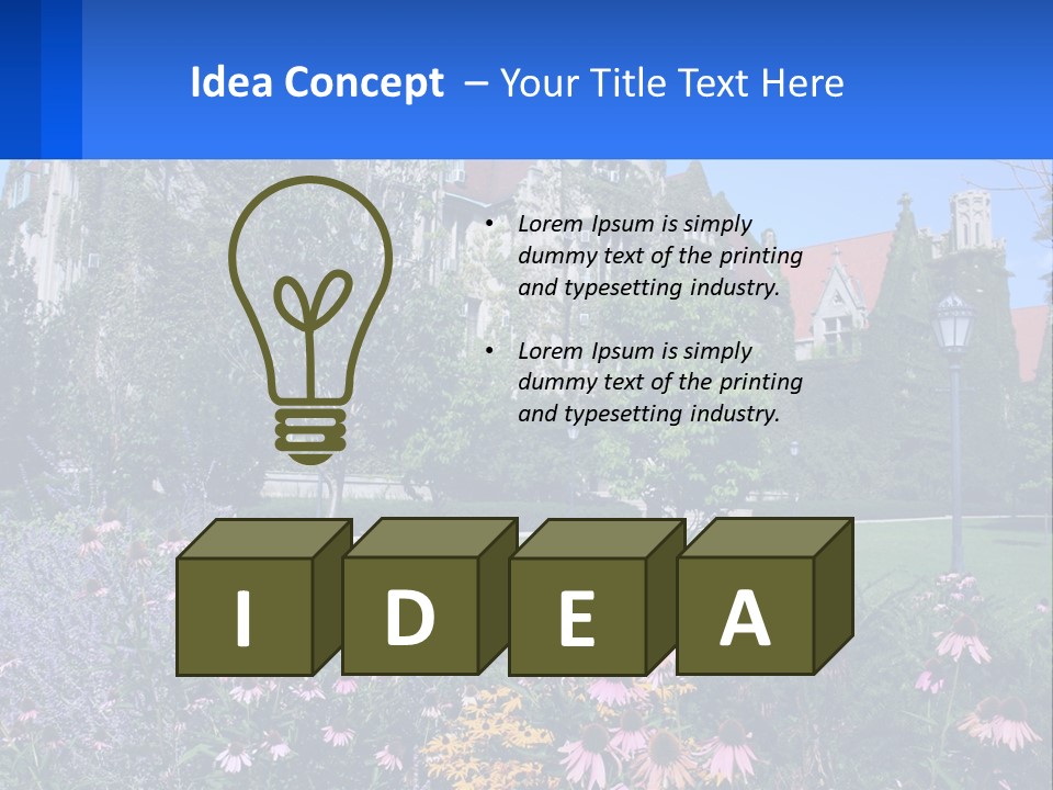Climate House Switch PowerPoint Template