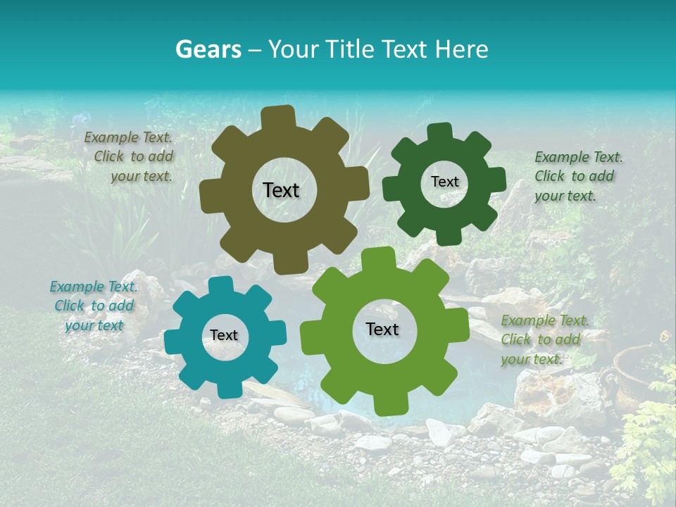 Electricity Cooling Part PowerPoint Template