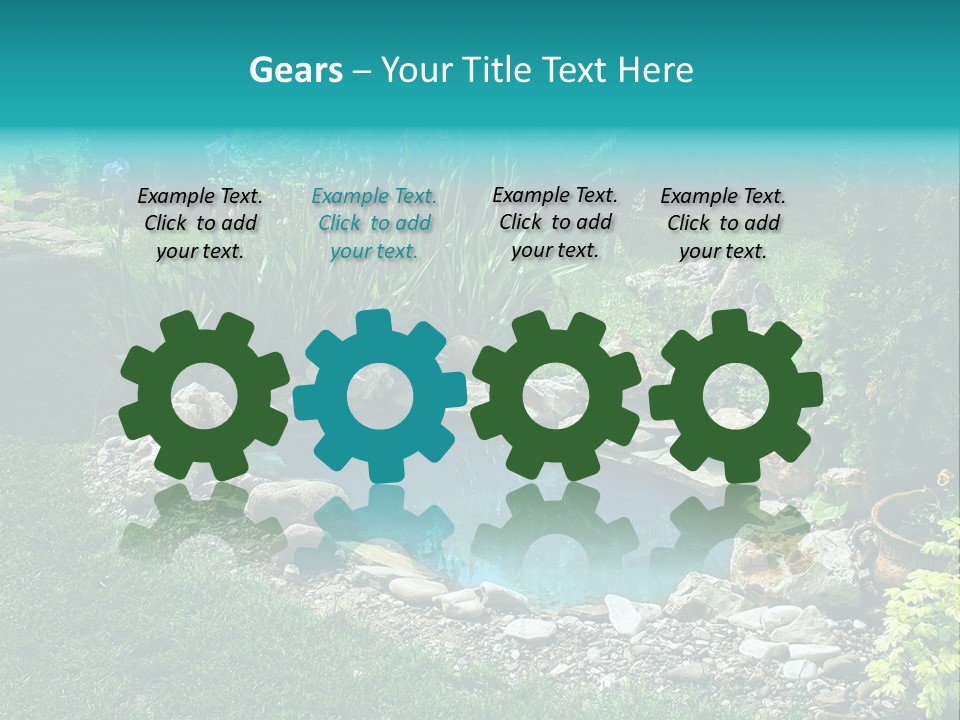 Electricity Cooling Part PowerPoint Template