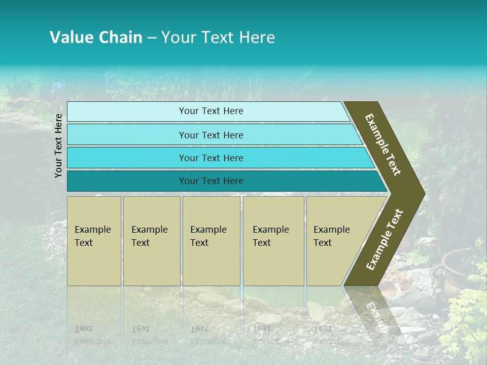Electricity Cooling Part PowerPoint Template