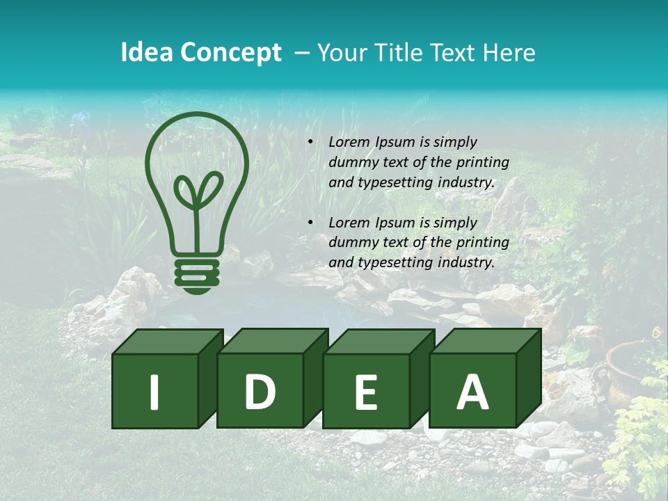 Electricity Cooling Part PowerPoint Template