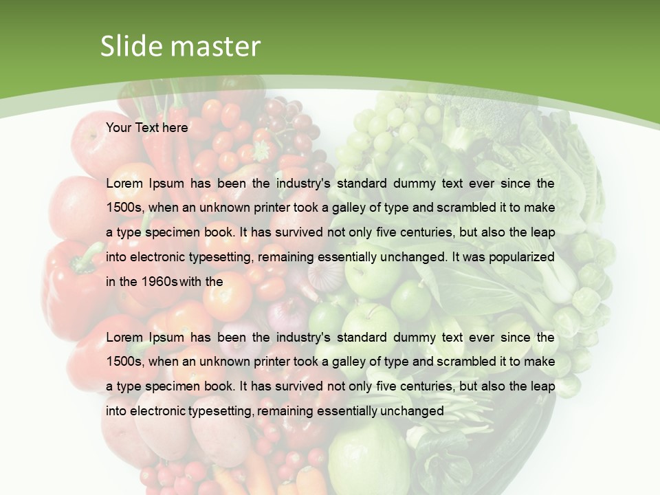 White Industry Part PowerPoint Template