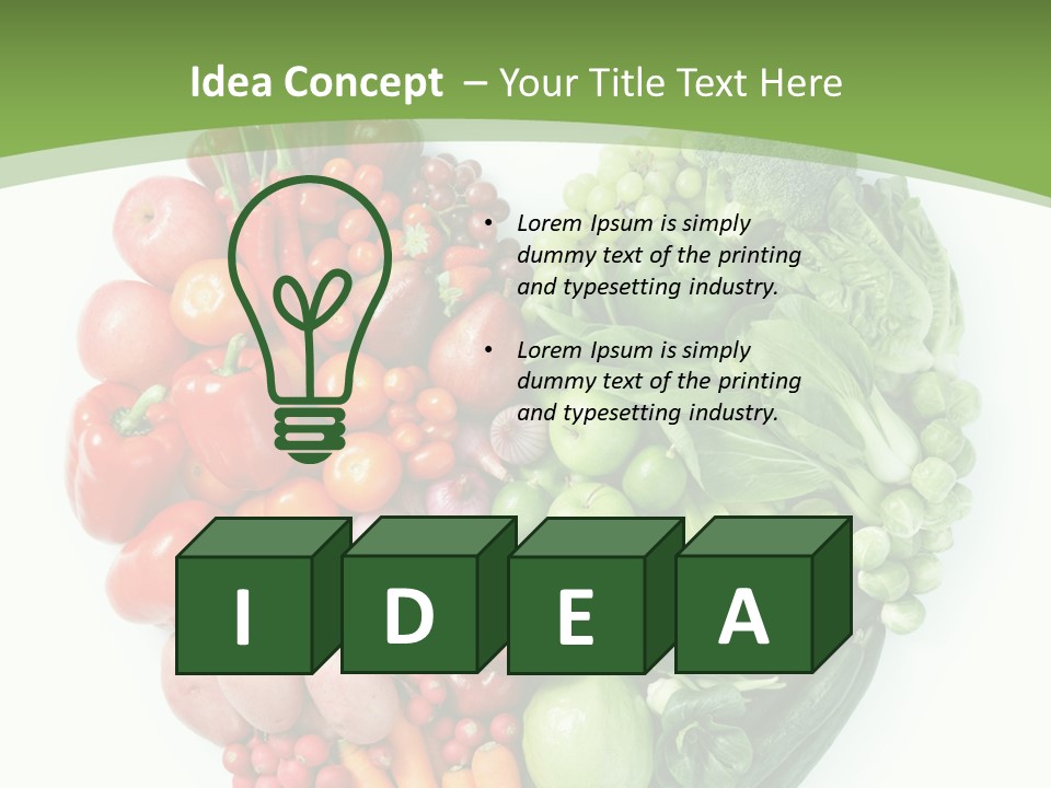 White Industry Part PowerPoint Template