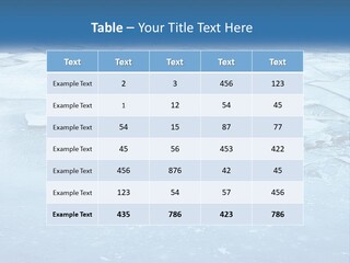 Power Air Temperature PowerPoint Template