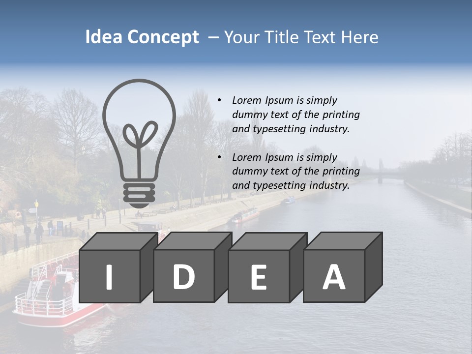 Air Switch Electricity PowerPoint Template