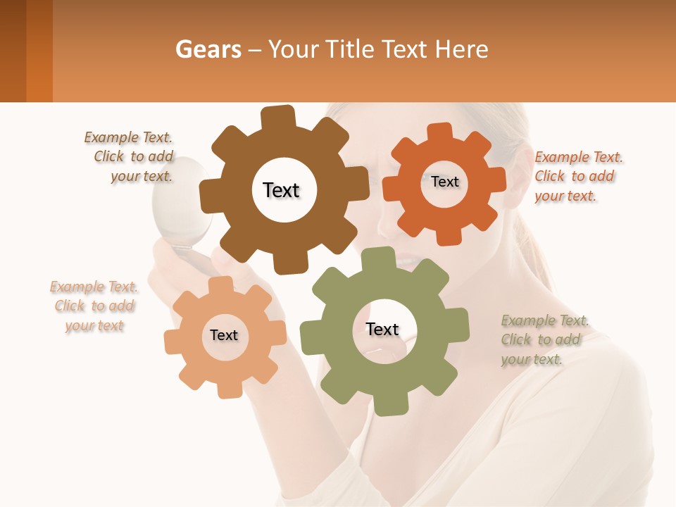 Electricity Equipment Temperature PowerPoint Template