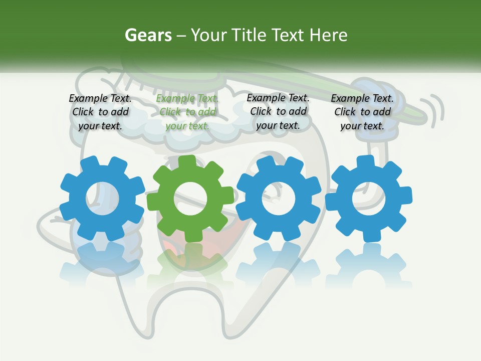 Cool Energy Part PowerPoint Template