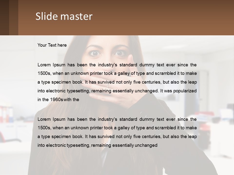 White Condition Climate PowerPoint Template