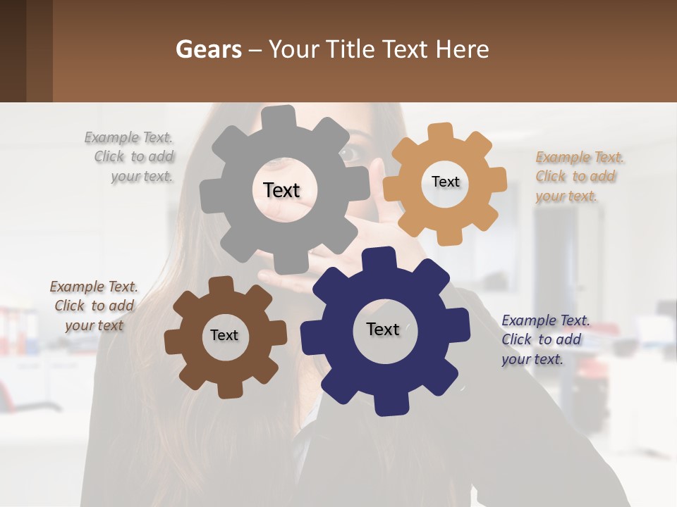 White Condition Climate PowerPoint Template