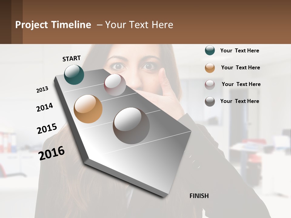 White Condition Climate PowerPoint Template