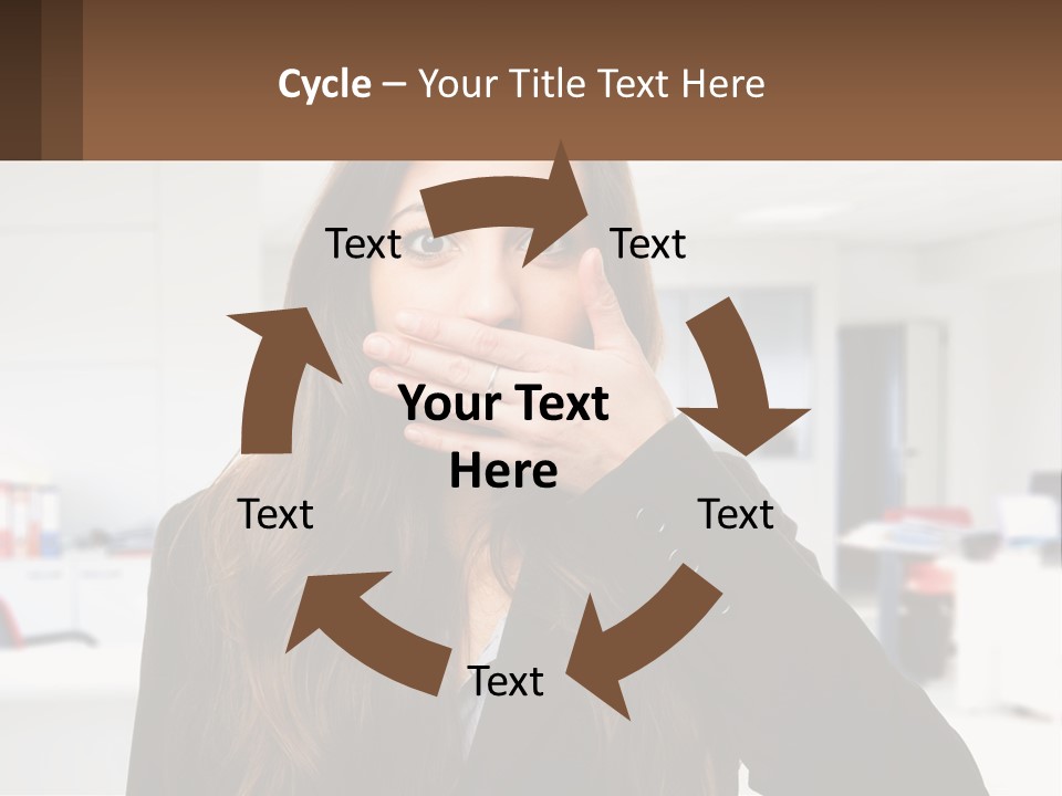 White Condition Climate PowerPoint Template