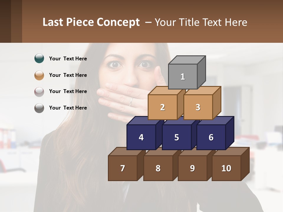 White Condition Climate PowerPoint Template