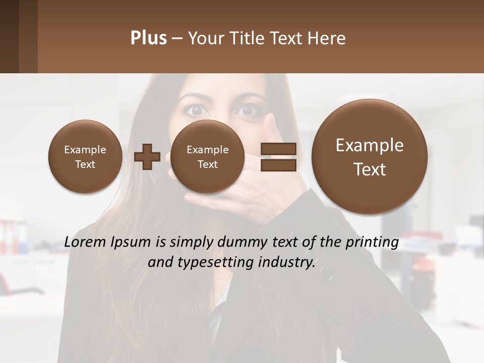 White Condition Climate PowerPoint Template