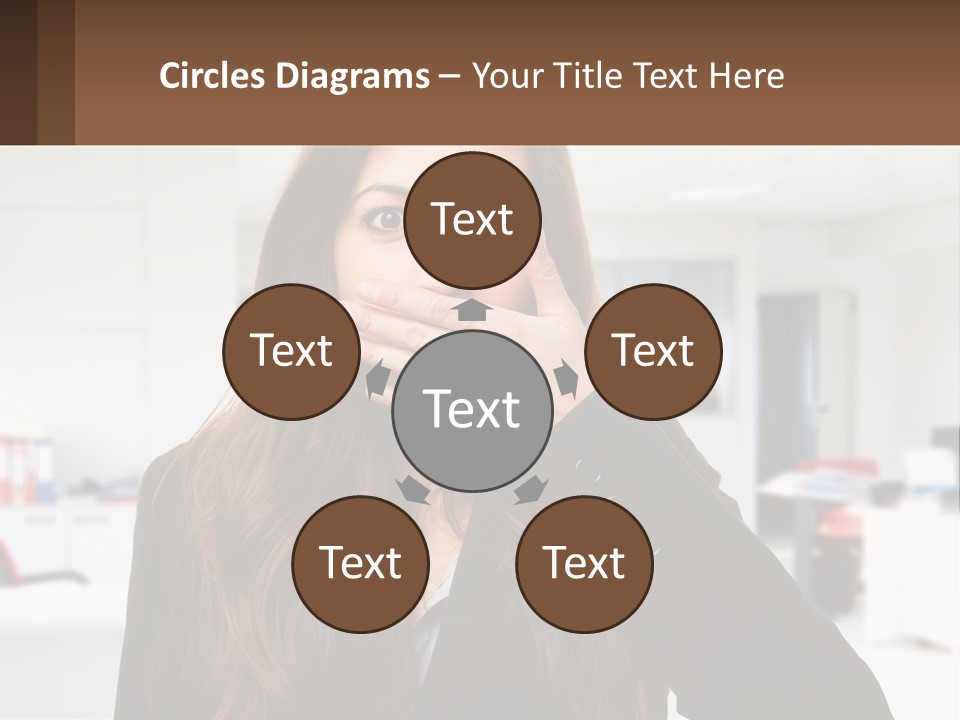 White Condition Climate PowerPoint Template