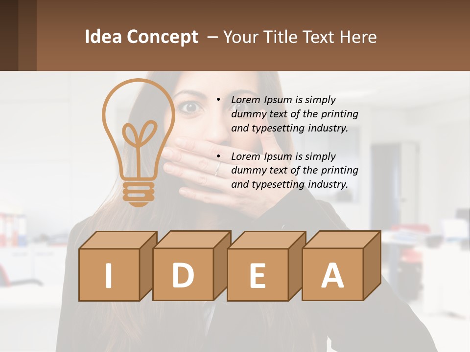 White Condition Climate PowerPoint Template